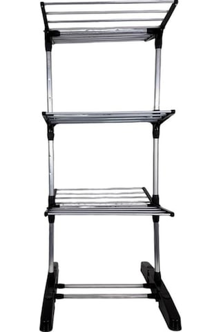 3 Katlı Berber Havlu Askısı Siyah