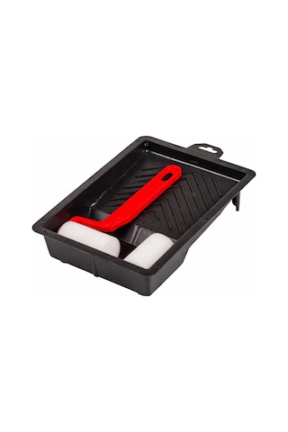 Hobi Seti Mini Rulo Ve Boyama Kabı 14x21,5 Cm Pratik Kullanım Dayanıklı Boya Tepsisi Seti