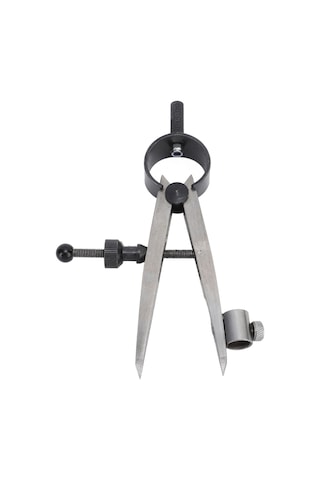 Honmex 75mm Karbon Çelik Yaylı Kompas, Kilitleme Özelliği, Çizim Ve Ölçüm İçin Ahşap/metal İşleri, Kalem Kılıfı İle