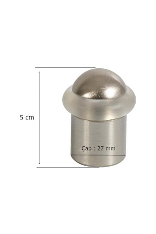 5 Adet Lüx Kapı Yer Zemin Tamponu Stoper Saten 5 Cm