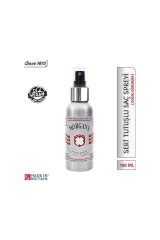 Morgan's Pomade Strong Hold Natural Look Hair Spray - Güçü Tutuşlu Doğal Görünümlü Saç Spreyi 100 ML