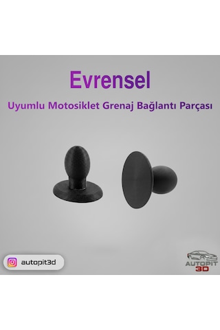 Motosiklet Grenaj Bağlantı Parçası Evrensel 2 Adet