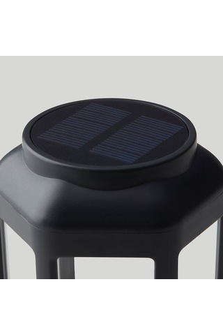 Ikea Solvinden Serisi, Led'li Güneş Enerjili Aydınlatma, 41 Cm, Şeffaf Siyah