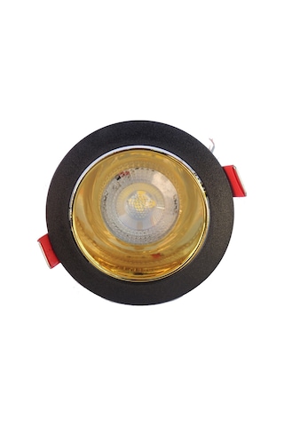 Siyah Altın Sıva Altı Spot Cob Led Armatür GU10 5W Beyaz Gün Işığ
