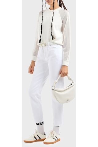 Armani Exchange Bayan Kot Pantolon 3dyj16 Y15mz 0104 Beyaz