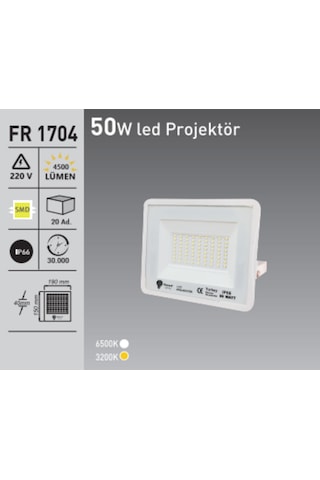 Forest 50w Led Projektör Beyaz Işık