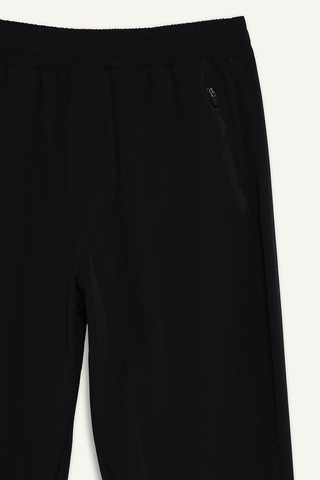 Defacto Slim Fit Dar Kesim Fermuar Cepli Siyah Erkek Eşofman Altı F1288ax/bk81 Siyah