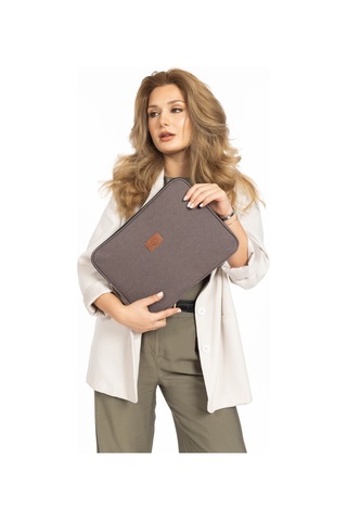 13 Ve 14 İnc Laptop Ve Apple Uyumlu MacBook Kılıf Kanvas Kumaş Kılıf