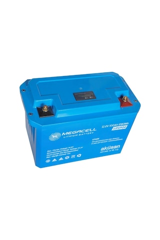 Megacell 12v 100 Amper Abs Kasa Lifepo4 Akü