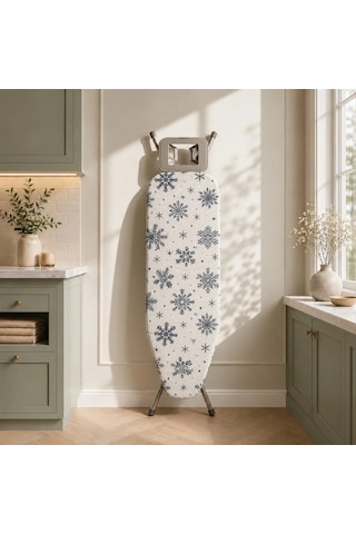 Pionny Keçeli Ütü Masası Kılıfı - 55x140 Cm - Snow Çok Renkli