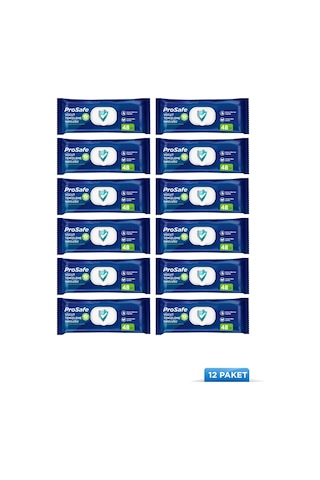Prosafe Vücut Temizleme Havlusu 48'li X12 12'li Set