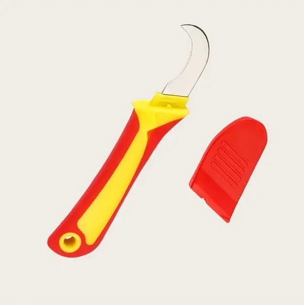 Trendooze Parlak Yalıtımlı Kanca Tel Sıyırıcı - Eğimli Bıçak Dayanıklı Pp Malzeme