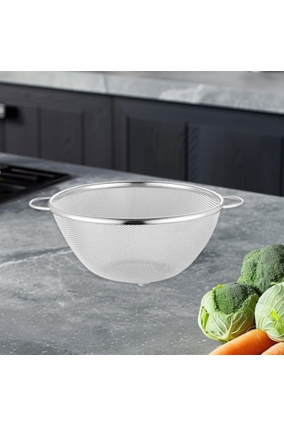 Homyl Paslanmaz Çelik Süzgeç Çok Amaçlı Kolay Gümüş