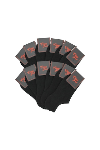 Cf Colour Feet Cf 12'Li Paket Siyah Kadın Çetik Çorap Siyah
