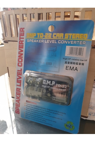 Rca Deck Çevirici Amfi Tetikleyicili Level Converter Omp Td22