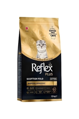 Reflex Plus Scottish Fold Hypoallergenic Tavuklu Yavru Kedi Maması 1.5 Kg