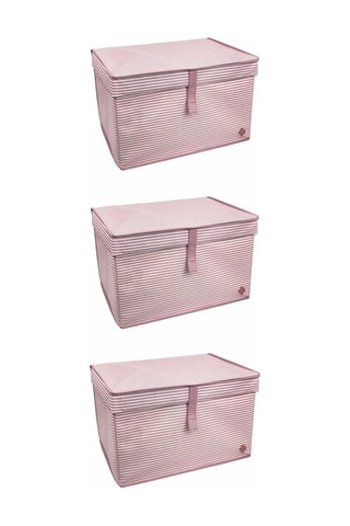 Çok Amaçlı Düzenleyici Kutu Organizer Cırt Cırtlı Hurç Mega Plus Boy 40cm X 30cm X 70cm 3 Adet Açık Gri