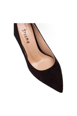Deery Siyah Süet Kadın Stiletto Siyah (539805693) Siyah