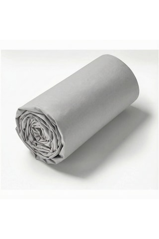 Maki Home %100 Pamuklu Gri 200x200+2 50x70 Battal Boy Lastikli Çarşaf Gri
