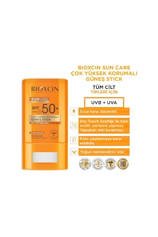 Bioxcin Sun Care Çok Yüksek Korumalı Stick Güneş Kremi SPF50+ 15 G