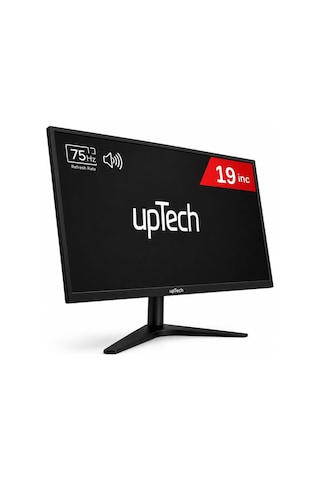 Uptech 19" Geniş Ekran 75 Hz 5ms Dahili Hoparlör Sesli Led Monitör