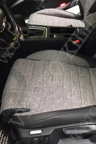 Vk Auto Volkswagen Passat B8 Araca Özel Koltuk Kılıf Gri-siyah