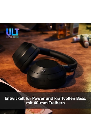 Sony Ult Wear - Gürültü Engelleme Özelliğine Sahip Kablosuz Kulaklıklar, Ult Güçlü Ses, Üstün Derin Bas, Wh-1000xm5 İle Aynı İşlemci, Net Aramalar, 30 Saatlik Pil Ömrü, İos Ve Android - Orman Grisi