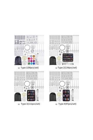 Ulzyvf Yeniden Yapımı Takı, Silikon Seti Renkli Parça Kolye Kalıp İçin Geeroyoo Esnek Dıy Çok Bileklik 134 - Ev Çok Renkli Çok Renkli