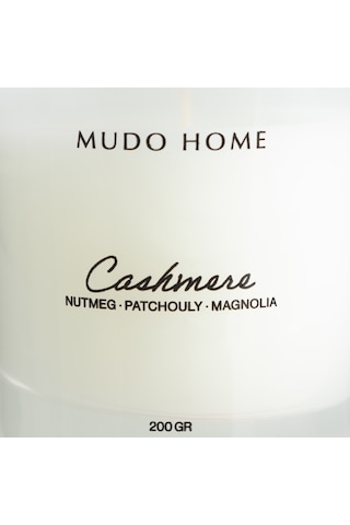 Mudo Home Dreamy Whıte Cashmere Mum 200gr Beyaz