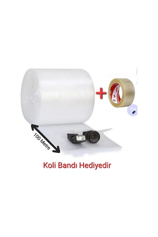 30cm X100 Metre Balonlu Ambalaj Naylonu Ambalaj Taşınma Naylonu Patpat Pıtpıt 40gr Koli Bandı Hediye