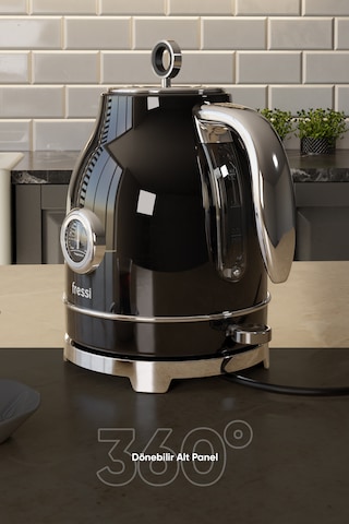 Fressi FR-KT05 1.7 L Isı Göstergeli Retro Kettle