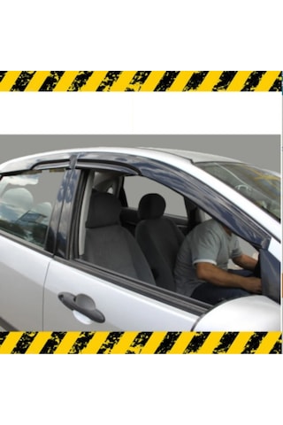 Ford Focus 1 Parlak Siyah Mügen Cam Rüzgarlığı Ford Focus 1 Tüm Kasalar 4 Lü Set