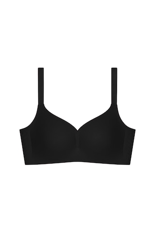 Cottonill Seamless Bra - Valora Siyah Lazer Kesim Balensiz Kadın Sütyen