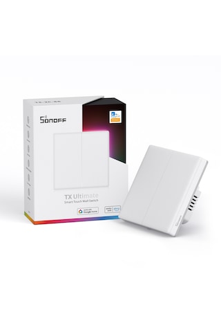 Sonoff TX Ultimate Akıllı Dokunmatik Duvar Anahtarı 2 Kanallı