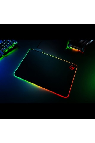 J-Tech J-25 Rgb Işıklı Oyuncu Mouse Pad Kaymaz Taban 25-30Cm