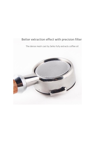 Flybuy 58mm Paslanmaz Çelik Dipsiz Portafilter, Nuova Kahve Makinesi Aksesuarı, Profesyonel Filtre Sepeti