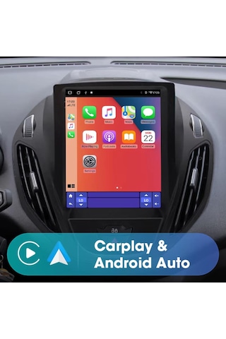Ford Courier Titanyum Paket 2k Görüntü Kaliteli Tesla 9.7 Inch Multimedya Sistemi 8+256 Myway 2014-2018 9.7''