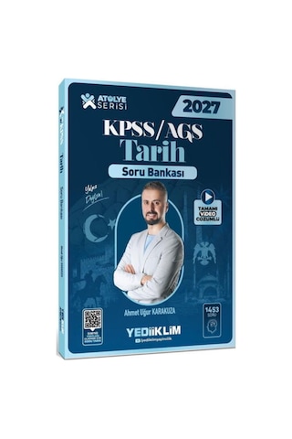 Yediiklim 2027 Kpss Meb-ags Tarih Atölye Soru Bankası Çözümlü - Ahmet Uğur Karakuza