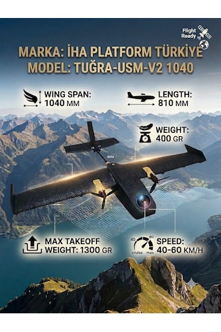 Epp Rc Model Uçak Tuğra--usm-v3 1115 Tuğra 1150