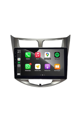 Oskodi Hyundai Accent Blue Android Carplay Multimedya 2011-2019 4gb Ram + 64gb Hafıza