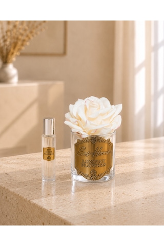 Rosemira Tek Güllü Parfümlü Dekoratif Çiçek - Pudra Pembe-7547 Gül - Meyve