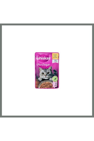 Whiskas Pouch Pure Delight Jöle İçinde Tavuklu Yetişkin Kedi Konservesi 85 Gr Mmbz Whiskas Pouch Pure Delight Jöle İçinde Tavuklu Yetişkin Kedi Konservesi 85 Gr Mmbz
