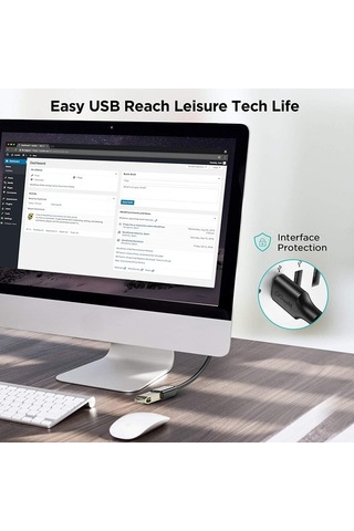 Ebitda Qg-cvq21 1m Usb 3.0 Adaptör Uzatma Kablosu - Mac/pc İçin Yüksek Hızlı Veri Aktarım