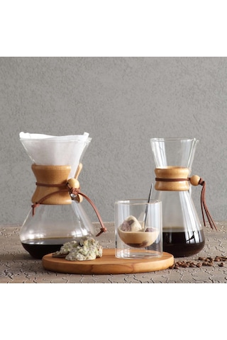 Jumbo Chemex Glory Cam Kahve Demleme Ekipmanı 1500 ml