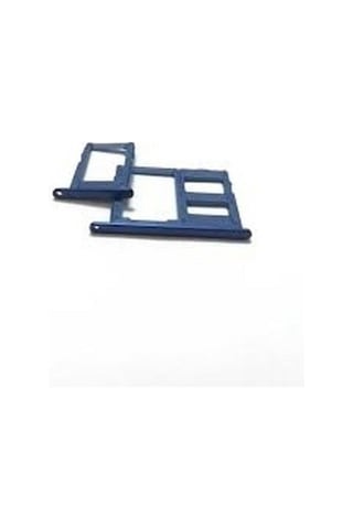 Samsung Galaxy Uyumlu J6 Plus Sim Kart Tepsisi + Hafıza Kartı Yuvası - Mavi