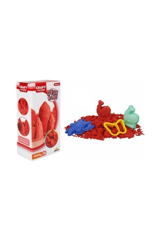 Crafy Oyun Kumu 1000 Gr Kırmızı