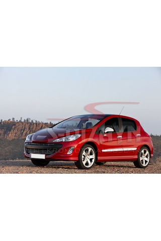 S-Dizayn  Peugeot 308 Krom Yan Kapı Çıtası 4 Prç 2007-2013