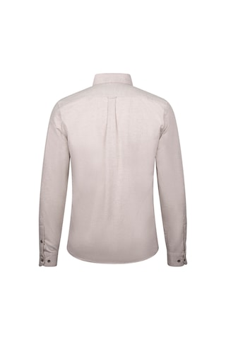 Hatemoğlu Bej Slim Fit Uzun Kollu Düğmeli Yaka Pamuklu Gömlek 24d190000051 006 1852643 Bej