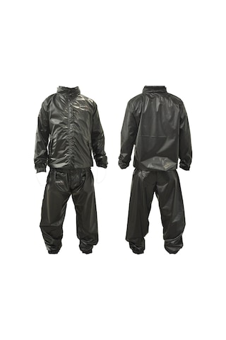 Dragondo 98935 Sauna Eşofman Takımı - Terleme Eşofmanı Siyah