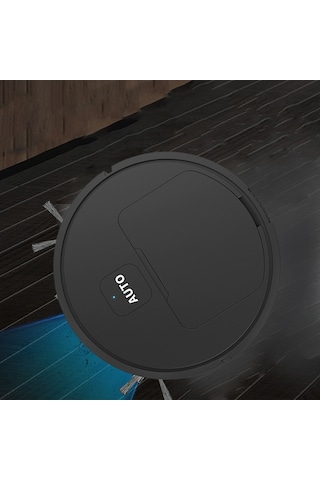 Magideal Suntek Evcil Hayvan Saçları Için Akıllı Robot Süpürge Siyah